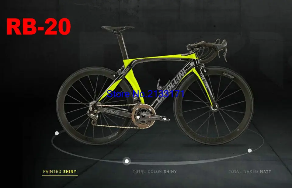 20 Cipollini RB1K THE ONE frameset yellow fluo black