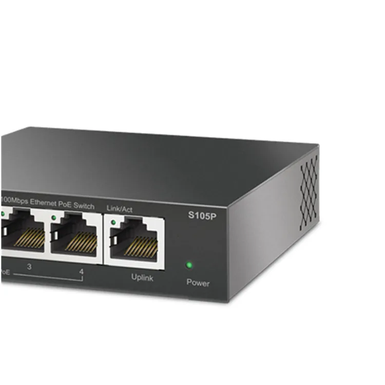 MERCURY S105P 5 Порты и разъёмы 10/100 Мбит/с Fast Ethernet сетевой коммутатор gigabit настольный коммутатор питания через Ethernet для IP камера