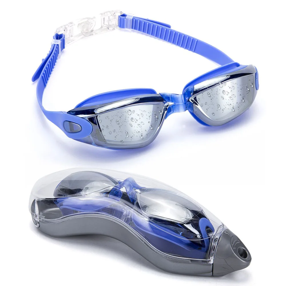 Professional Swimming Goggles Anti Fog/Breaking UV Adjustable Swim