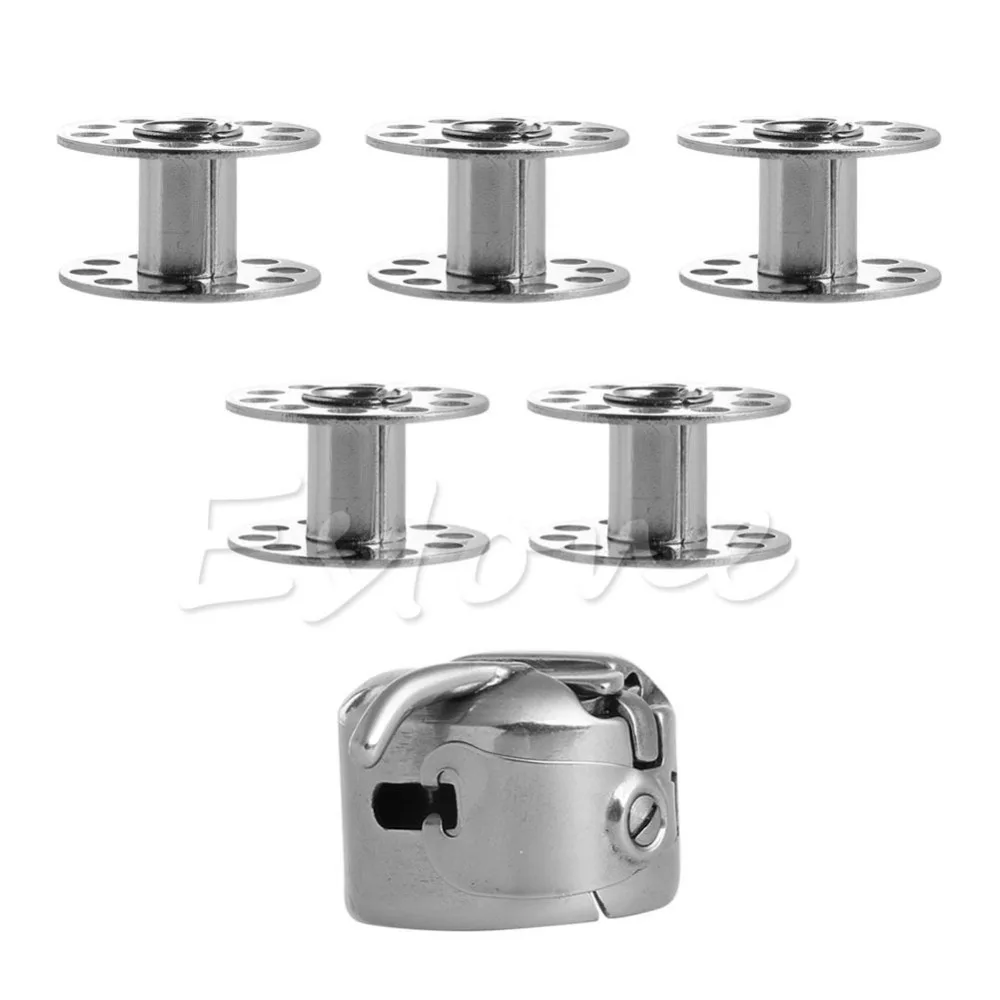 Набор швейных машин для BROTHER TOYOTA JANOME SINGER 5 бобин + 1 чехол|set sewing|sewing setbobbins for sewing machines