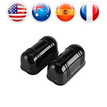 100 м датчик сигнализации двойной луч фотоэлектрический инфракрасный детектор сигнализации для дома инфракрасный охранный модуль двойной луч сигнализации