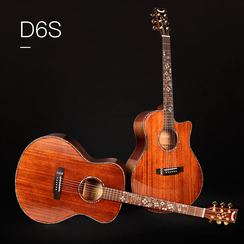Bullfighter D6s 41 дюймов производительность Акустическая гитара Закрытая ручка Акация