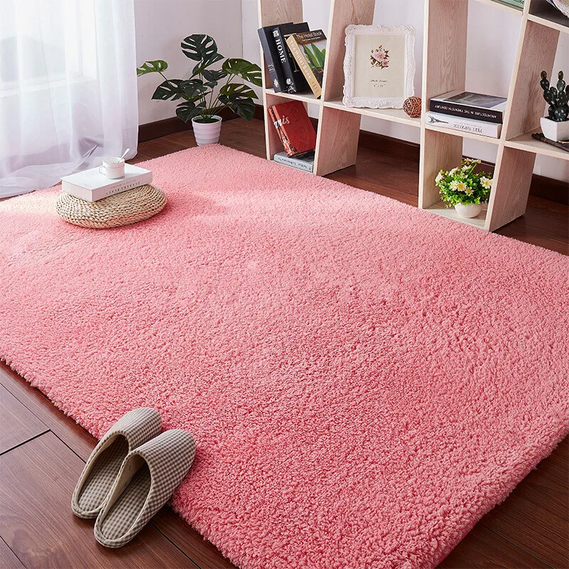 Lamb velvet carpet living room coffee table blanket bedroom bedside mat tatami kindergarten cushion children crawling rug