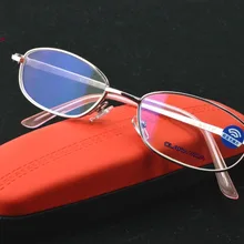 Clara Vida, женские, женские, качественные, с покрытием, Antiblue Ray, компьютерные очки для чтения, половина обода, со стальной коробкой+ 1+ 1,5+ 2+ 2,5+ 3+ 3,5+ 4