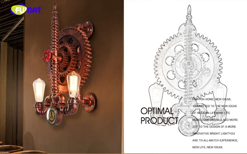 Gear Wall Light 15