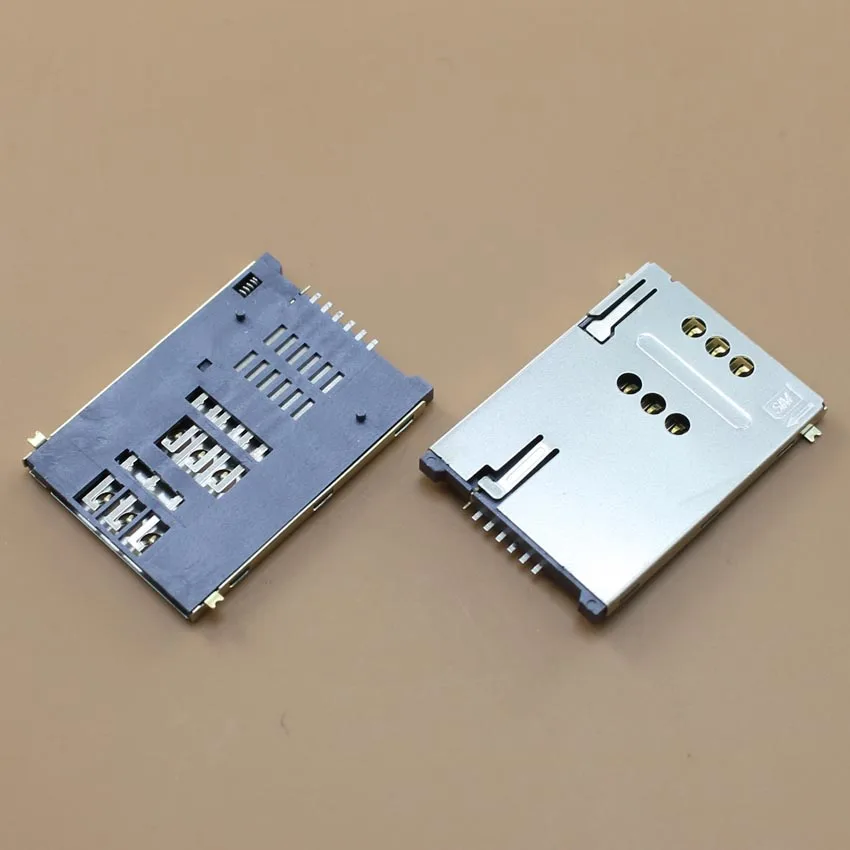 

YuXi New SIM memory card Holder 6+1 7P adapter/connector For phone Tablet PC, SMT Self push