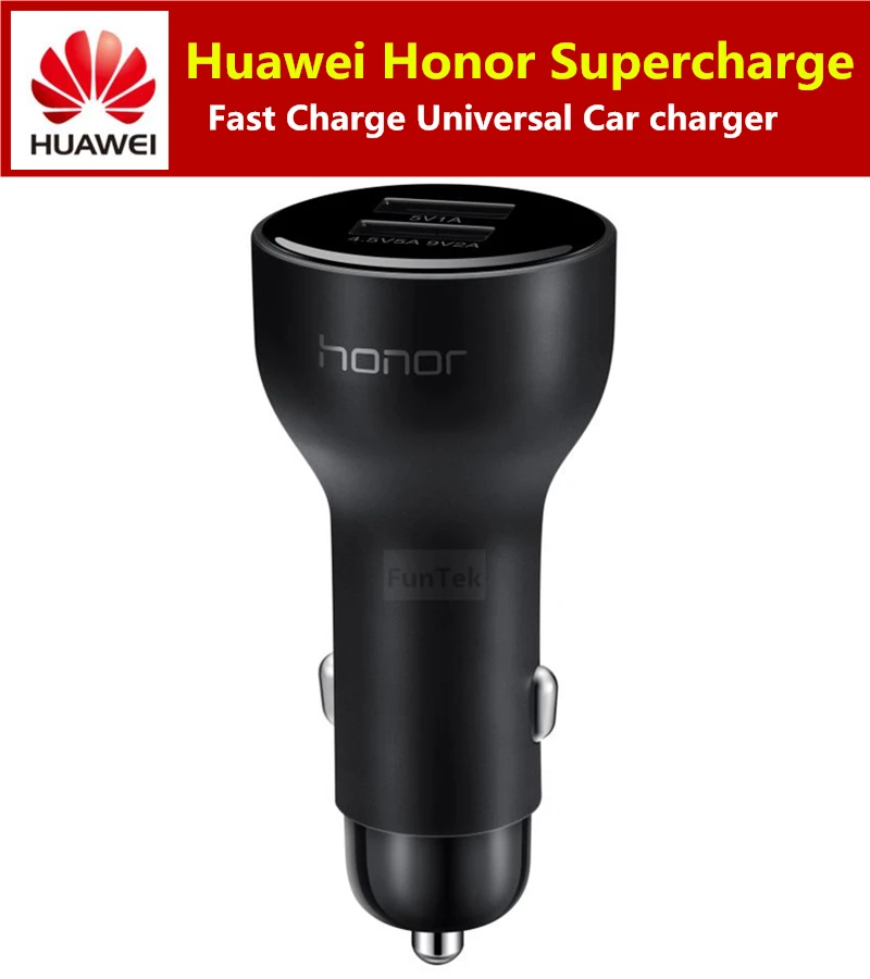 Huawei Honor перегружать автомобильное зарядное устройство 4.5V5A 9V2ADual USB адаптер