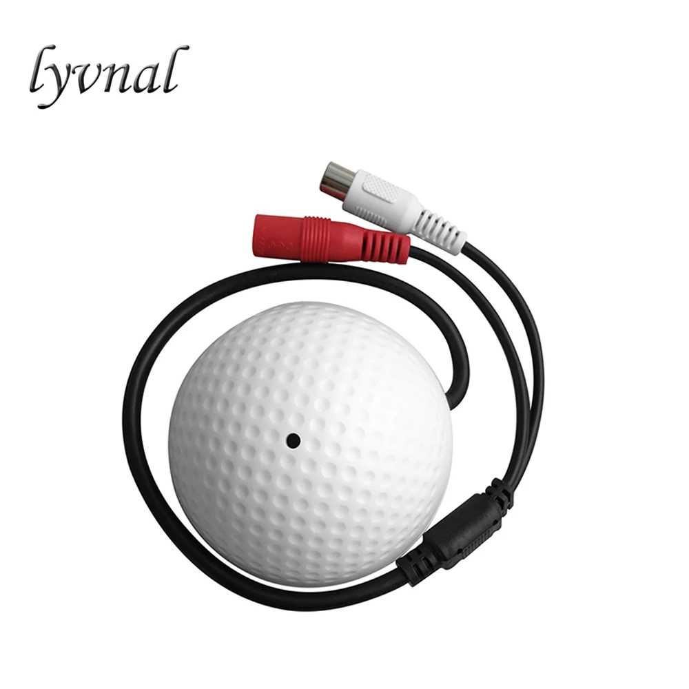 

LYVNAL Mic for ip Camera wifi camera DVR Sound pickup Head CCTV Mini Microphone Audio for Surveillance Camera system