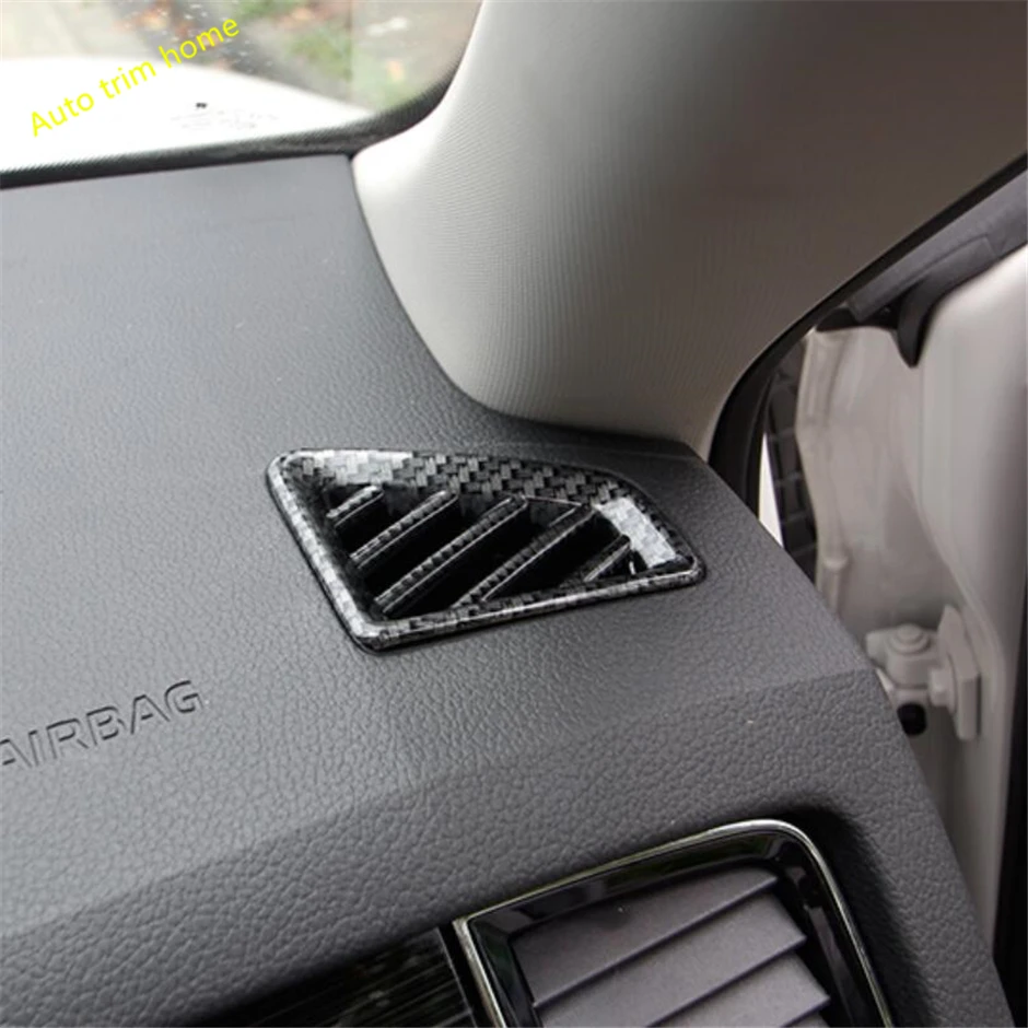 Lapetus Inside Air Conditioning AC Outlet Vent Cover Trim Fit For Skoda Kodiaq 2017 - 2021 ABS Matte / Carbon Fiber Look | Автомобили и