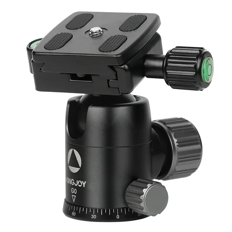 Cabeça para Viagens Kit de Fibra de Carbono Kingjoy G55 Oficial Profissional Portátil Tripé Monopé Bola Dslr Câmera Fotográfica - Image 2