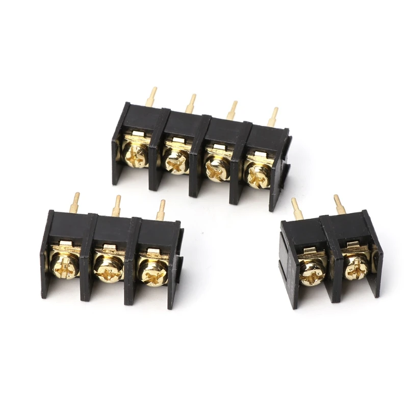 10 шт. KF1000 2/3/4 Pin 0 мм шаг Way прямой 300V 25A PCB винтовой клеммный блок