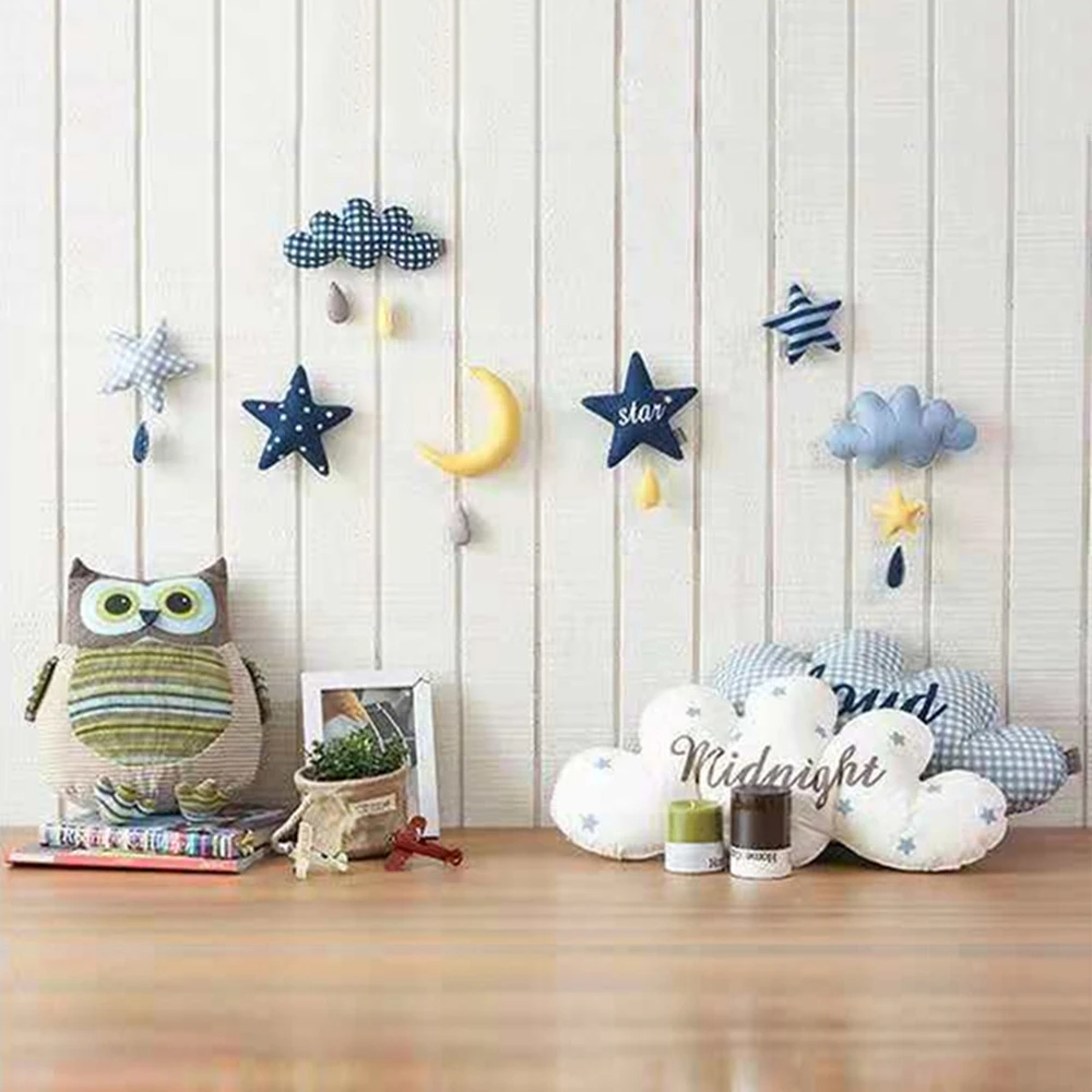 

Bed Bell Toys Handmade Circling Pattern Rattles DIY Star Moon Rocket Kid Toy Crib Mobiles Newborn Holder Music Box Baby Bed Toys