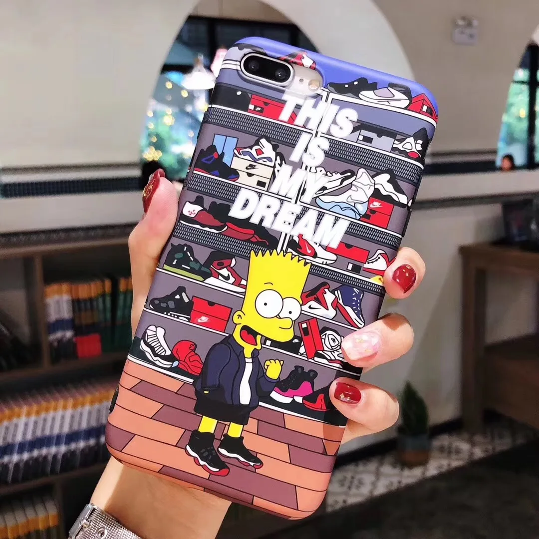 

Sports brand Basketball shoes case for iphone 6 6s 7 8 plus x xs max xr for Samsung Galaxy S7edge S8 S9 Plus Note 8 9 Cover