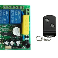 AC 220 V 8 A 2 CH RF беспроводной пульт дистанционного управления 1* приемник+ 1* передатчик 2 клавиши 100 м