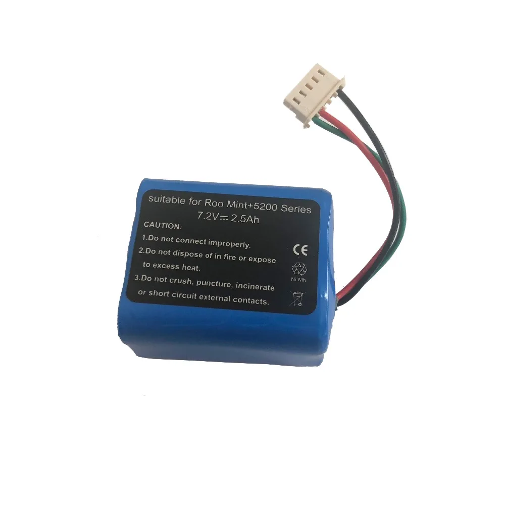 

CLEAN DOLL 7.2V NI-MH 2500mAh Replacement Battery for iRobot Braava 380t Floor Mopping Cleaner battery