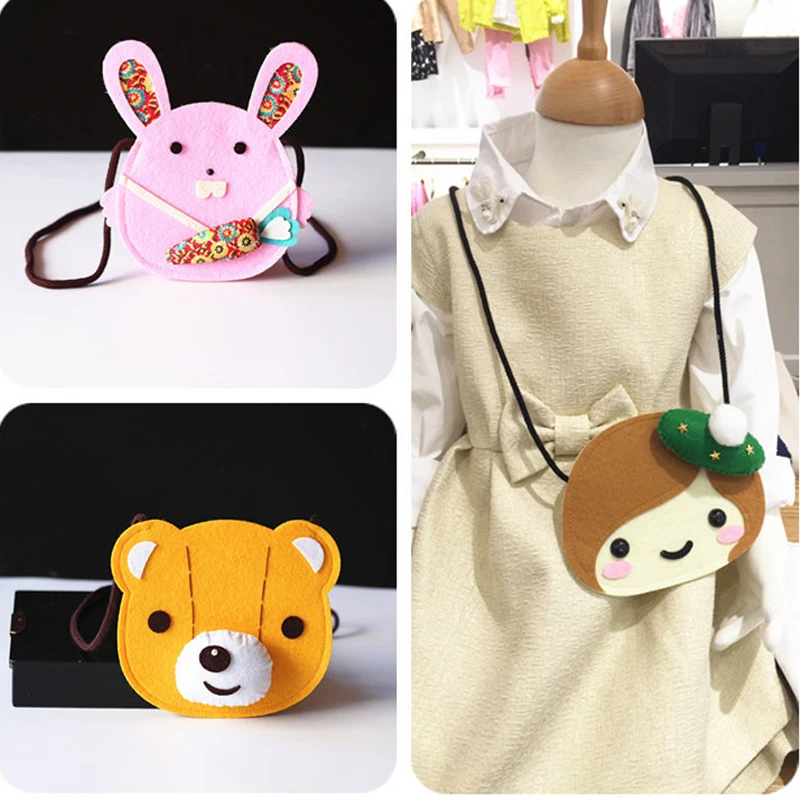 QZH Cartoon Mini Messenger Bags For Kindergarten Baby Girls Kids Non-woven Animal Design Bag Coin Purse Pouch Handbags Gifts baby-bags-for-girl : image QZH Cartoon Mini Messenger Bags For Kindergarten Baby Girls Kids Non-woven Animal Design Bag Coin Purse Pouch Handbags Gifts baby-bags-for-girl