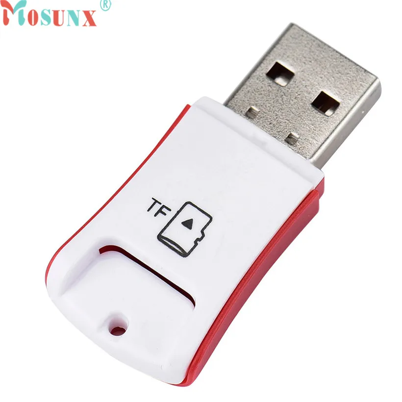 

Mosunx Advanced Reader Mini USB 2.0 Micro SD TF T-Flash Memory Card Reader Adapter 2017 1PC