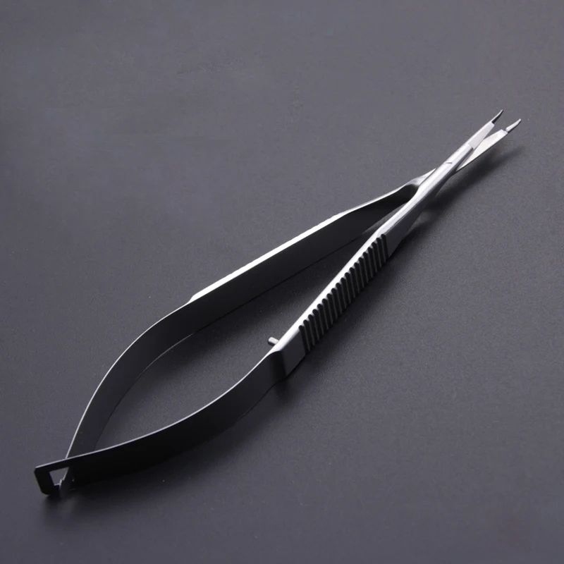 Stainless steel belt cutting needle holder Microscope 12cm beauty scissors needle holder one pliers dual purpose 5