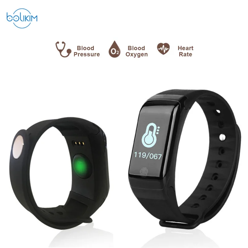

BOLIKIM Advanced Smart Bracelet exercise step rate heart rate oxygen sleep health monitoring waterproof gift wear Bracelet