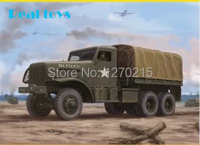 

Hobby Boss 83801 1/35 US white 666 cargo truck (hard top) plastic model kit
