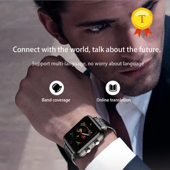 

Android Smart Watch 4G Network Men GPS WIFI SIM Smartwatch Fitness Tracker Heart Rate steps online translation 720mah battery