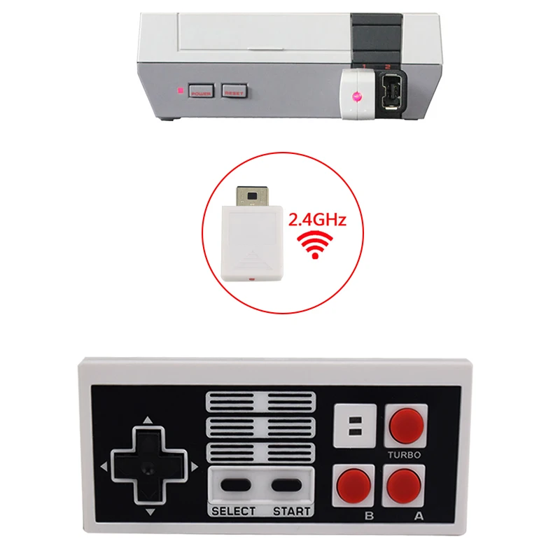 Беспроводной игровой контроллер для NES Classic Edition мини-геймпад для nintendo с приемником джойстик консоль для wii игровой коврик