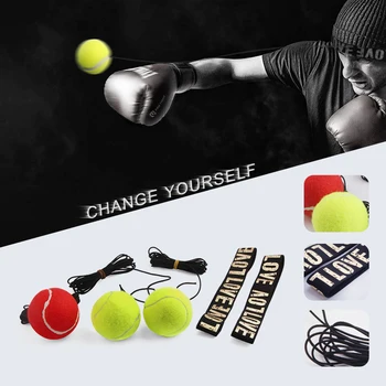 

Fighting Ball Boxing Equipment Head Band Boxing Reflex Ball MMA Sanda Boxer Speed Training Muay Thai Exercise Pole Fitness