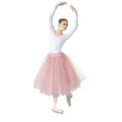 Балет, современные танцы длинная юбка-пачка светло-розового цвета взрослых балерина комплект пуловер + кожаная юбка магический шар 3 Слои