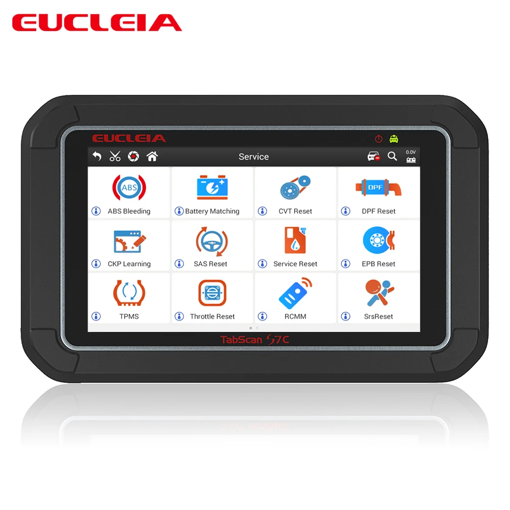 

EUCLEIA S7C Tablet Scanner Automotive OBD2 Car Diagnostics Tool All System Service Oil Reset EPB BMS SAS DPF TPMS Wifi Scan Tool
