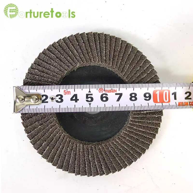 10pcs thickening flap disc for metal and wood polishing dia 100 inch hole 16mm YL15010
