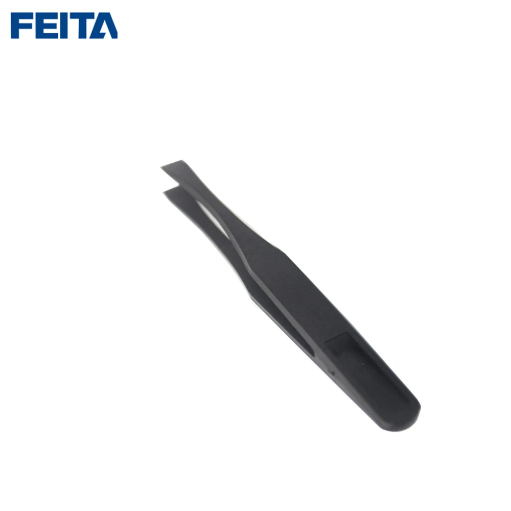 FEITA 6 шт./компл. 93301 черные антистатические пластиковые пинцеты Углеволокно
