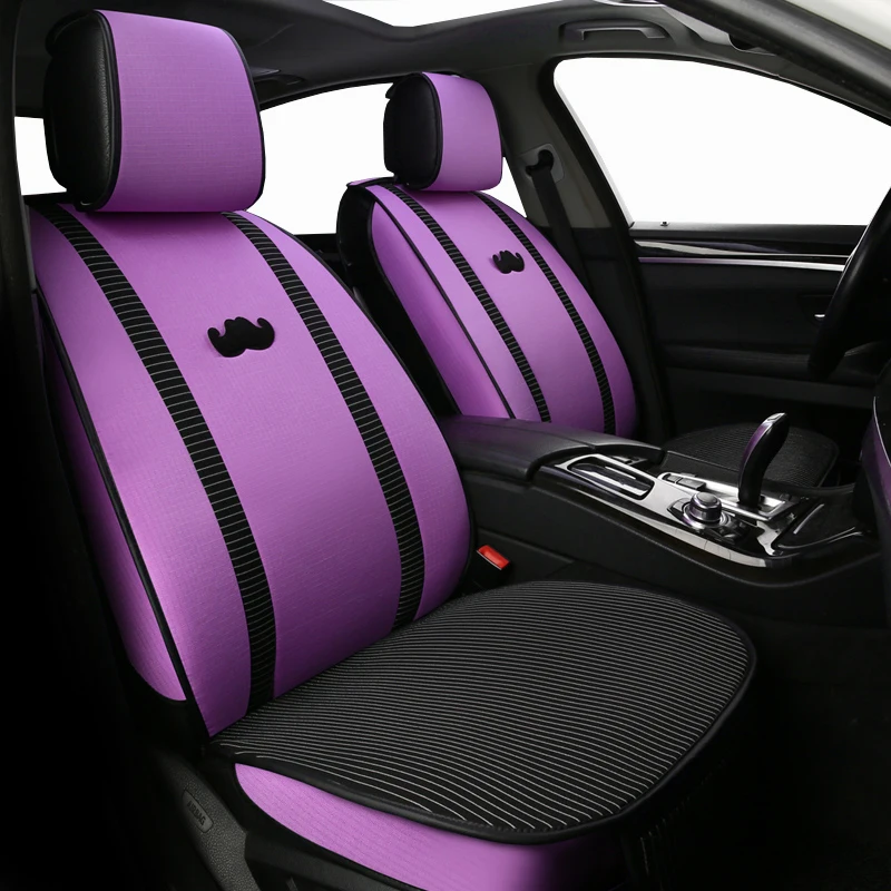 

Women Flax universal car seat covers for Audi A6L Q3 Q5 Q7 S4 A5 A1 A2 A3 A4 B6 b8 B7 A6 car accessories