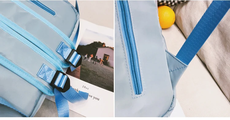 Menghuo Women Waterproof Nylon Backpack Female Rucksack School Backpack for Girls Fashion Travel Bag Bolsas Mochilas Sac A Dos--_37