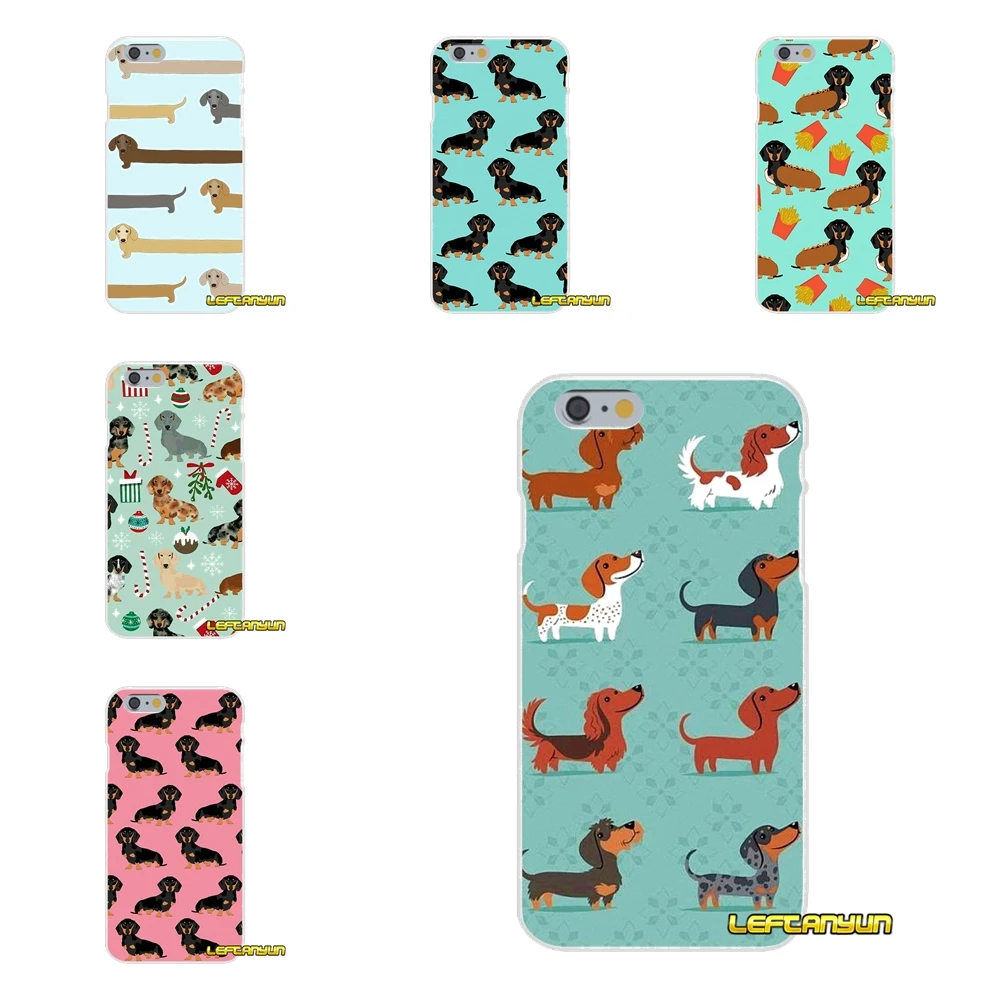 Koop Teckel doxie bloem hond puppy Slim Siliconen telefoon Case Voor HTC Een M7 M8 A9 M9 E9 Plus Desire 630 530 626 628 816 820