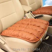 Мягкий хлопковый комплект для сиденья автомобиля, зимние коврики, один теплый Маленький Комплект из трех предметов, четыре сезона, кожа, Универсальный коврик, подушка, авто
