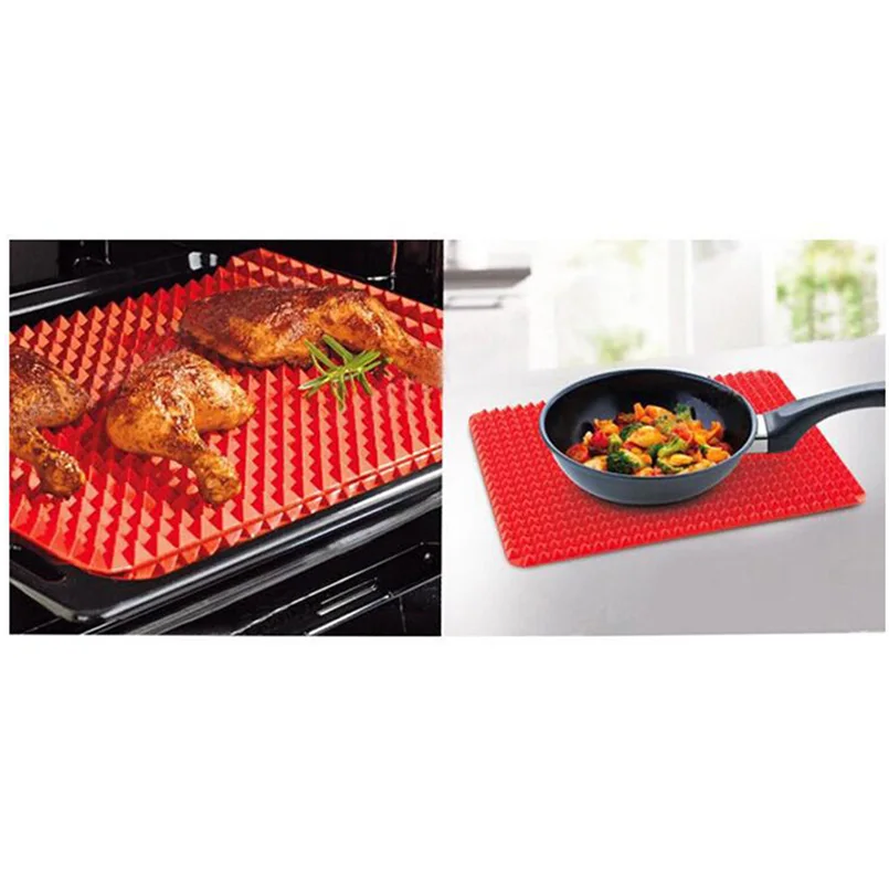 Silicone Bbq Mat Multifunctional Baking Tray Non Stick Microwave