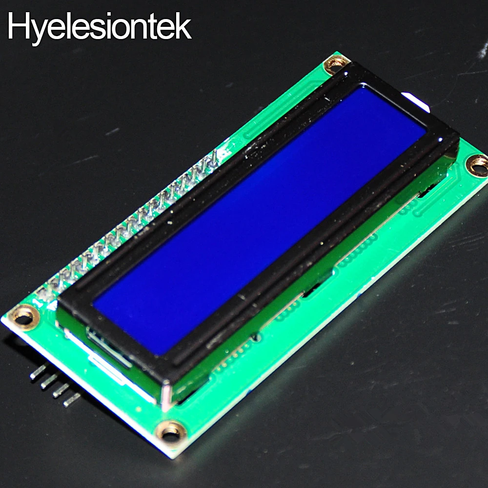 Модуль для Arduino 1602 с синей подсветкой ЖК дисплей 16х2 HD44780 персонаж IIC I2C W/плата