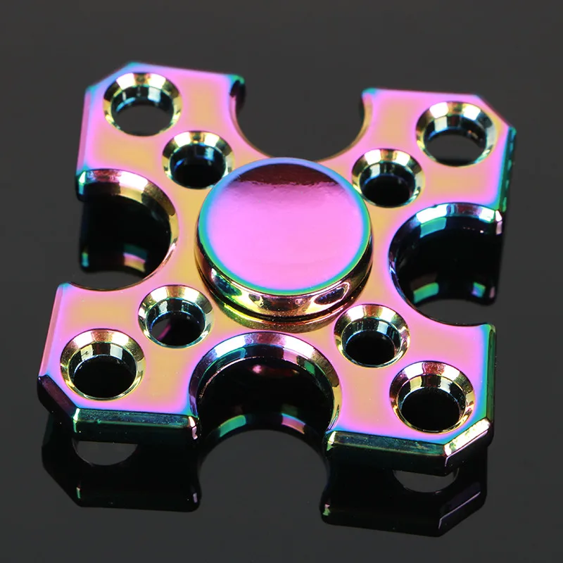 Блок красочные Tri-Spinner игрушка-Спиннер EDC ручной Спиннер против стресса успокаивающий и ADAD Спиннер 606 стальной подшипник