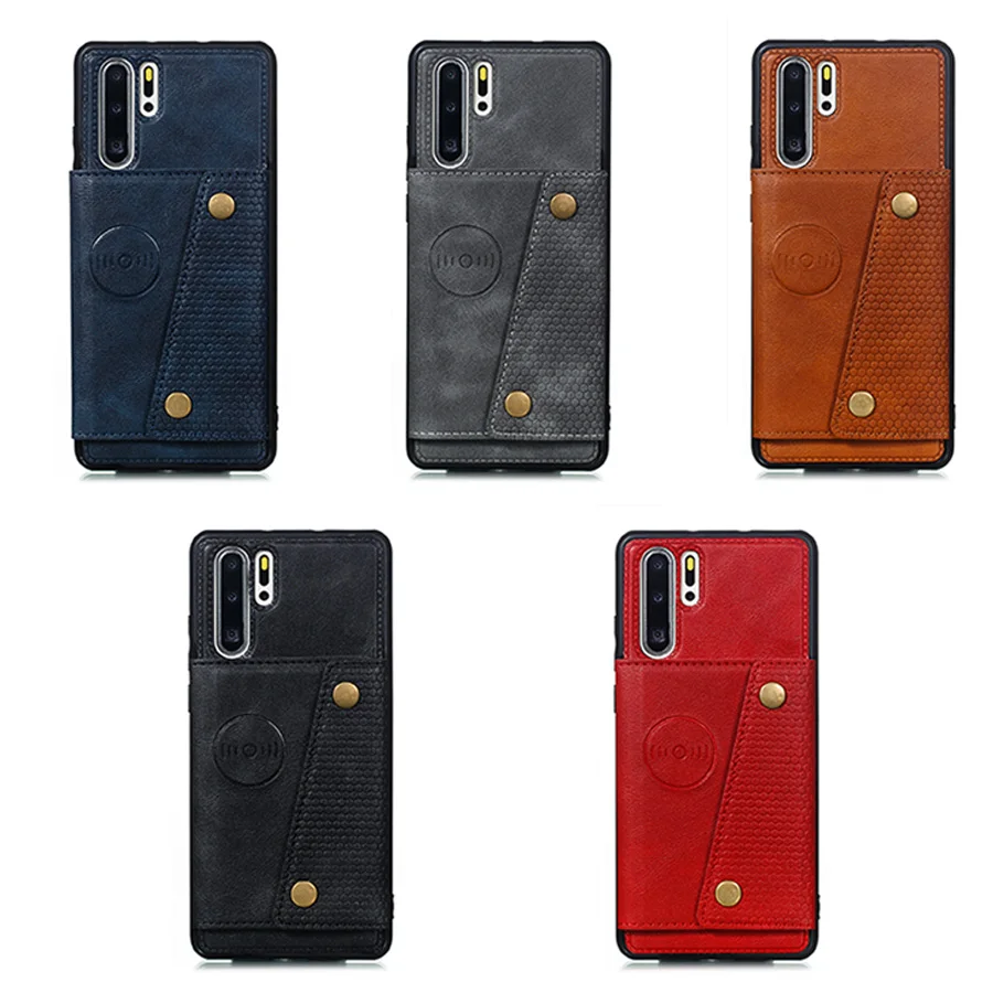 Fundas Hawei P30 Pro, держатель для карт, кошелек, чехол для huawei P30 Pro mate 20 P20 Lite, кожаный карман для карт, задняя крышка, P30lite Coque