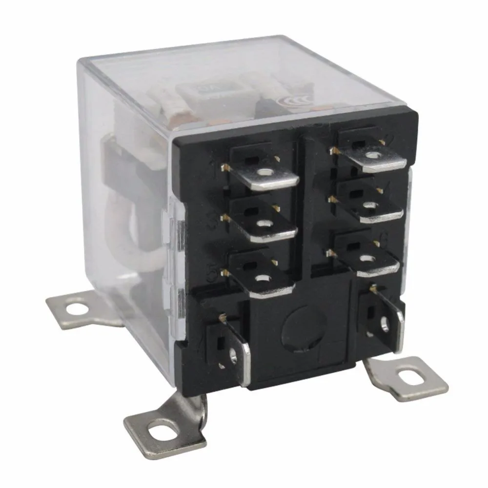 TWTADE/JQX 12F 2Z DC 24V AC 220V Coil 30A DPDT 2NO + 2NC универсальное реле высокой мощности 8 Pin|Реле| |
