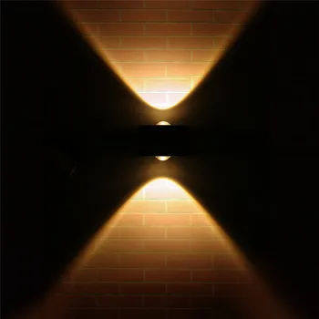 

Modern Wall Light indoor lighting COB LED Wall Lamp Night Light Up and Down 2W Cool White warm white lamp for Corridor Garden