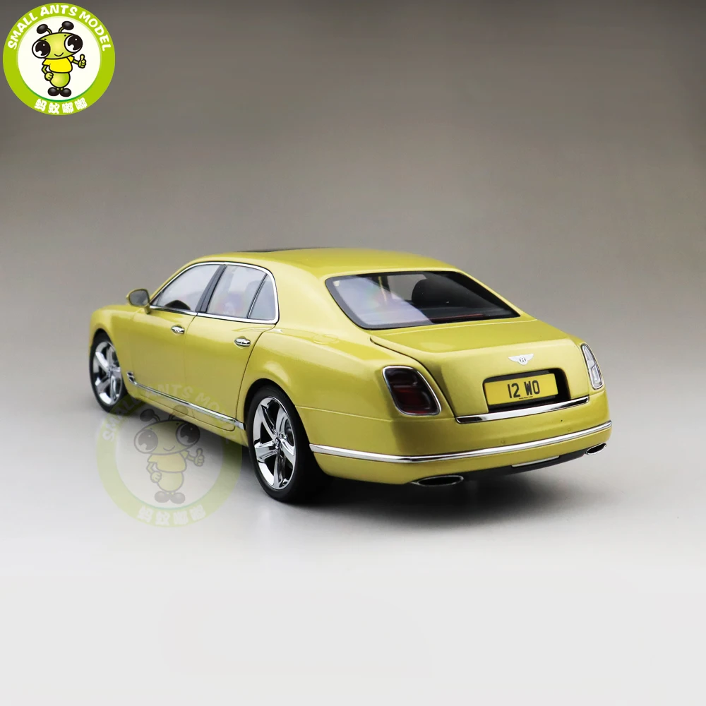 1/18 почти настоящая Bentley Mulsanne speed Julep литая под давлением металлическая модель автомобиля коллекция подарков хобби