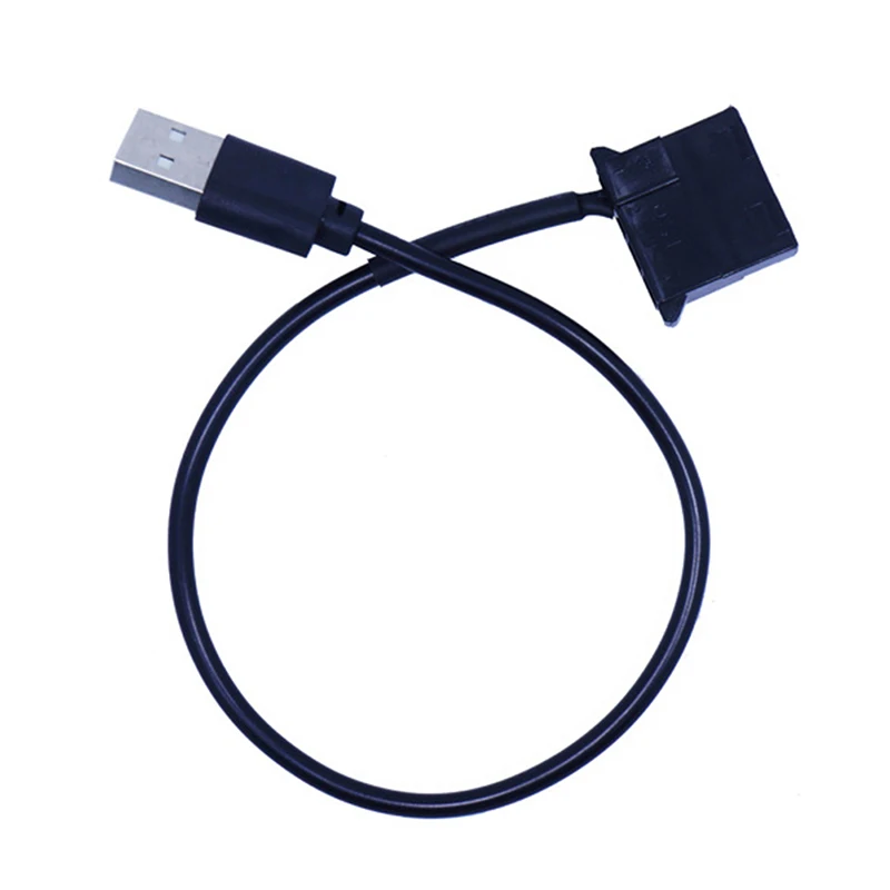 

4Pin Female to 5V USB Male USB Adapter Cable 1pc USB to 4 Pin Molex Fan Power Cable Computer Case Adapter Cord