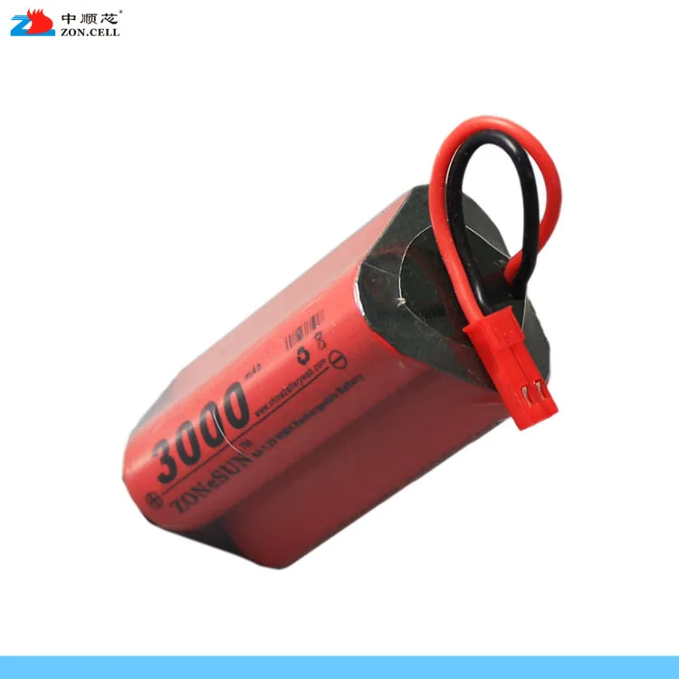 In 3000mAh triangle 3.6V Ni MH battery pack remote controlled toy