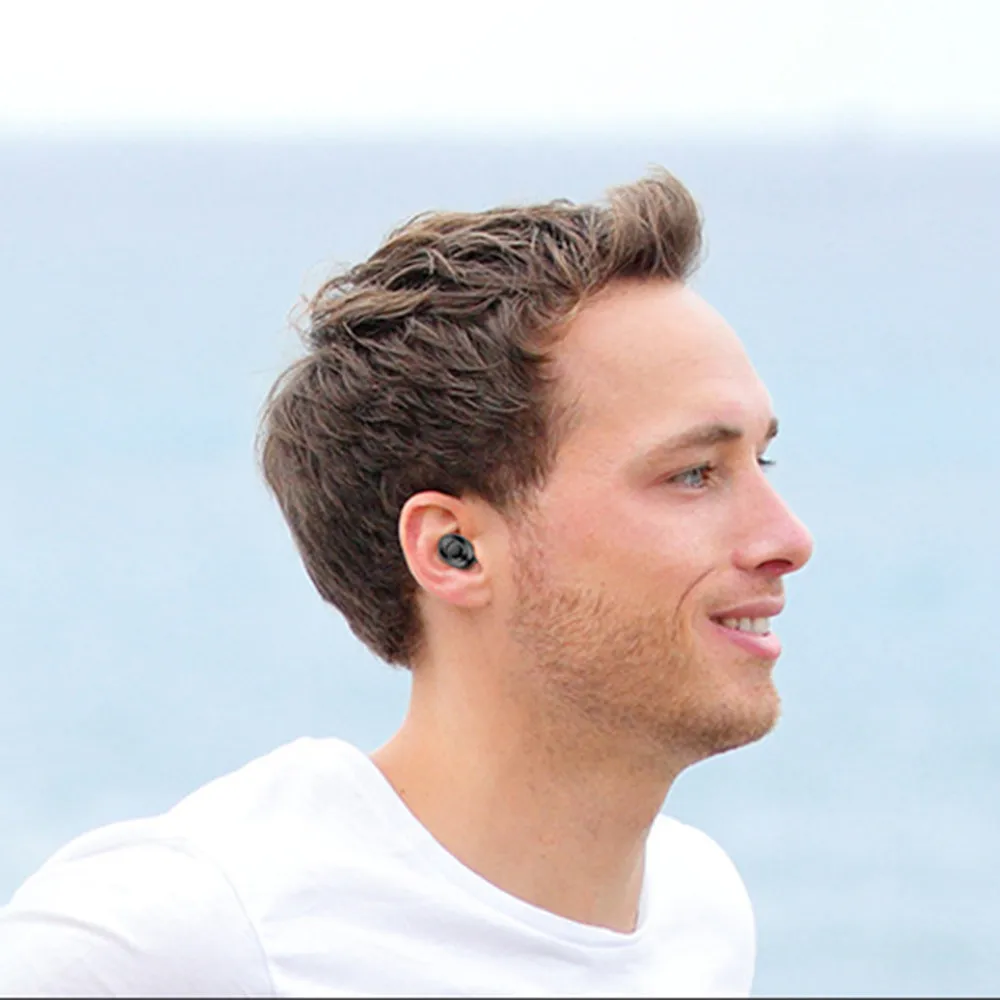 Водонепроницаемые беспроводные Bluetooth наушники-вкладыши наушники Bluetooth наушники с микрофоном зарядная коробка 56