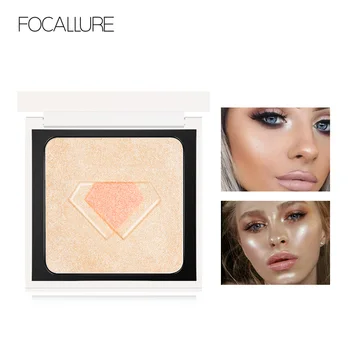 

FOCALLURE Brand new 4 colors Highlighter Illuminator Makeup Face contour shimmer powder Glow brighten Gold highlighter palette