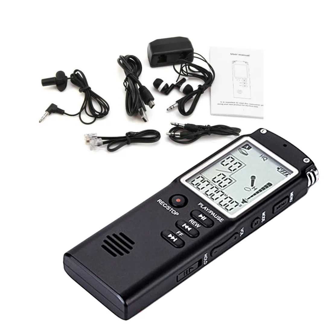 Marsnaska 8GB Voice Recorder USB Professional 96 Hours Dictaphone