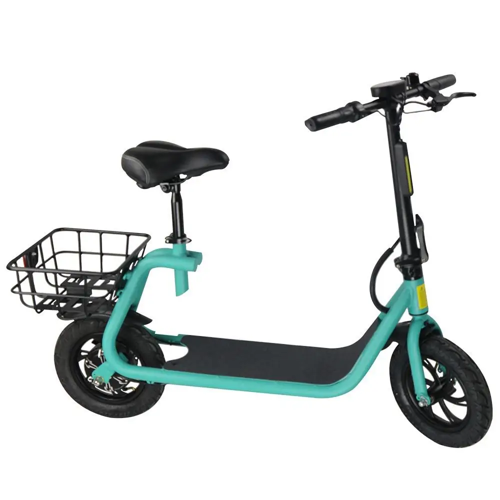 Flash Deal [Europe STOCK]Eswing M11 Folding Electric Scooter Double disc  Brake E Scooter 10AH 350W 25km/h 30KM 12 inch tire Free seat 19