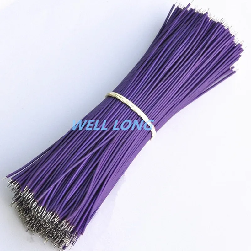 100 шт./лот) фиолетовый провод 150 мм, UL-1007 26AWG провод, кабель
