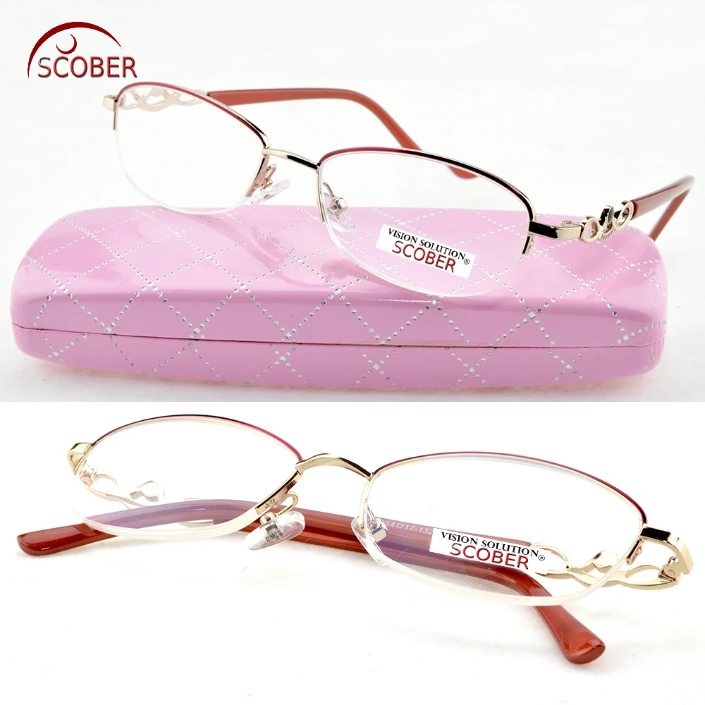 

Photochromic Reading Glasses Luxury Fashion Exquisite wave gem decoration Spectacles +1 to +4.0 Progressive Or Polarized Lens